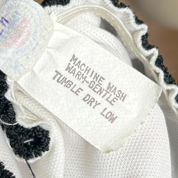 Vintage 70s Ayres Unlimited Two Tone Ribbed Geometric Print Maxi Dress Mod Retro - Picture 11 of 13